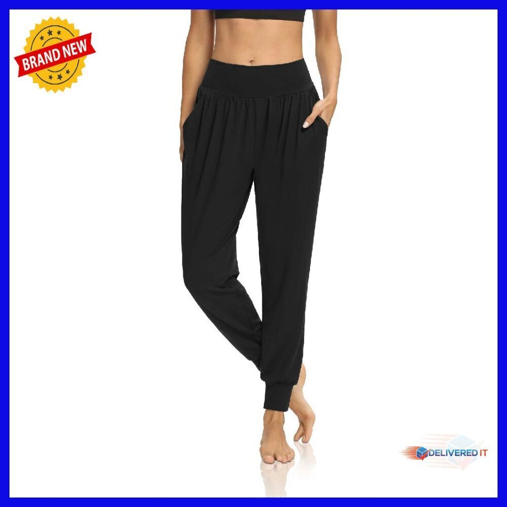 Women's Loose Yoga Joggers with Pockets, Buttery Soft Lounge Pants